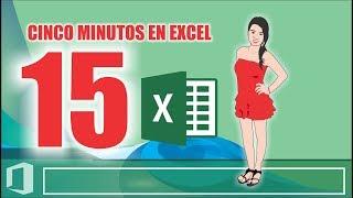 CINCO MINUTOS EN EXCEL 15 INSERTAR GRÁFICOS CON DATOS CONSOLIDADOS