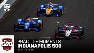 Top moments from Practice 8 for 2024 Indianapolis 500  Extended Highlights  INDYCAR