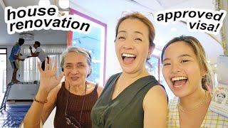 READY TO GO — VISA APPROVED + HOUSE RENOVATION  Mommy Haidee Vlogs