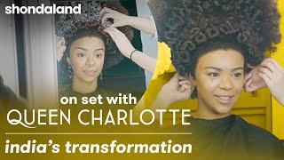 On Set With Queen Charlotte India Amarteifio’s Transformation  Shondaland