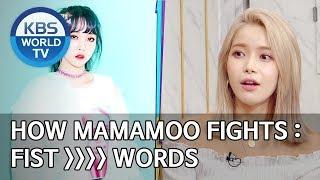 How MAMAMOO fights  Fist is better than words Happy Together2019.11.28