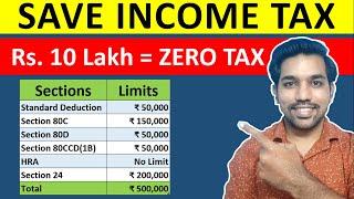 SAVE INCOME TAX with Old Tax Regime  Income Tax Calculation FY 2024-25 Hindi