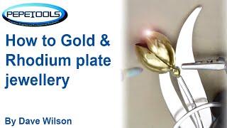 How to Gold & Rhodium Plate Jewellery with the Pepetools Pen Plater