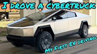 I drove a Cybertruck We talk about some of the main features plus a dragy 14 mile.