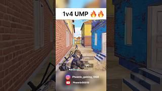 1v4 ump  @Feitzz @SnaxGaming #bgmi #pubgmobile #pubg #youtubeshorts #scout #shorts @sevou