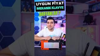 UYGUN FİYATLI MEKANİK KLAVYE ALALIM DEDİK #shortvideo #pc