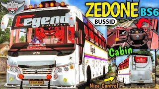 New ZEDONE BS6 BUS MOD For Bus Simulator Indonesia  Free Mod  New Bus Mod For Bussid  #bussidmods