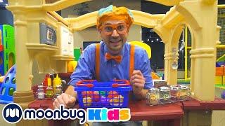 Blippi Visits Kinderland Indoor Playground  Blippi  Educational Videos for Kids