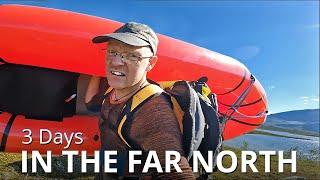 3-Day Wild Camping Packrafting & Fishing Adventure  Abisko Swedens Far North