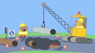 Peppa Pig Episodes  Digging up the Road  Cartoons for Children