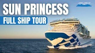 SUN PRINCESS FULL SHIP TOUR 2024 Narrated Walk-Through Ship Tour