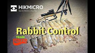 Rabbit control using the new HIKMICRO Alpex daynight scope