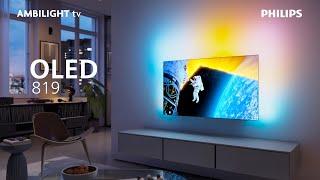 Philips Ambilight TV OLED819   Google TV  EISA BEST BUY OLED TV 2024-2025