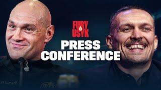 LIVE Tyson Fury vs Oleksandr Usyk  Pressekonferenz  Ring of Fire  DAZN