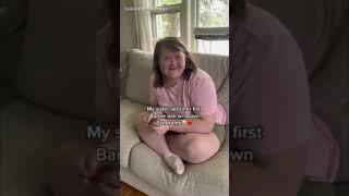 Teen has amazing reaction to seeing a Barbie that looks like her