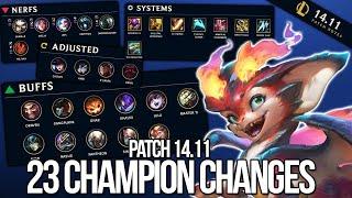 23 Champion Änderungen - AP Pantheon inc?  Patch Notes 14.11 Rundown von Johnny