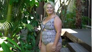Leopard Cezanne One Piece plus size swimwear. Sequins and Sand.