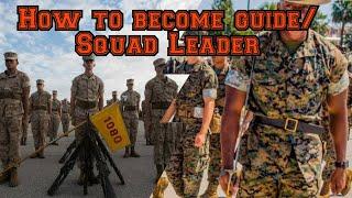 How to become Guide or Squad Leader in bootcamp