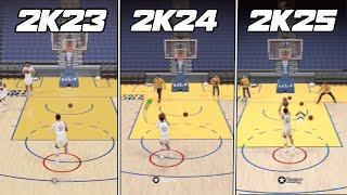 NBA 2K25 VS NBA 2K24 VS NBA 2K23 Comparison Graphics Gameplay and more The Rise of Next GEN