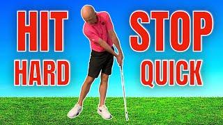 Ultimate Ball Striking Drill - HIT HARD STOP QUICK