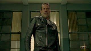 Negans Meeting Is Interrupted By Rick - The Walking Dead 8x4