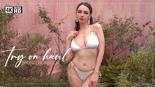 Vertical 4K Bikinis Swimwear Fashion  Micro Bikini Try on Haul