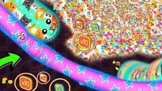 Slither.io - World Biggest Worm Party Ever  Slitherio Epic Moments  best moment #shorts #trending