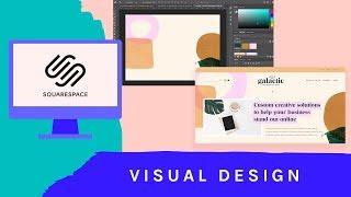 Customizing the Squarespace site and adding all the visual design details