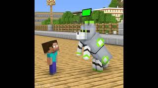 Kind Baby Herobrine And The Kindness Action For The Dog Robot ️