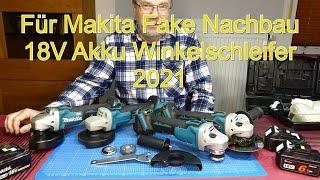 Für Makita Fake Nachbau 18V Akku Winkelschleifer 202112