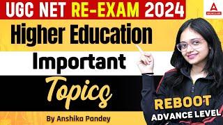 Higher Education UGC NET Important Topics #1  UGC NET Paper 1 By Anshika Maam