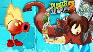 РАСТЕНИЯ против ОТМОРОЖЕННОГО ЗОМБИ БОССА  Plants vs. Zombies 2