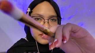 ASMR Doing Your Makeup Party Roleplay  LayeredMouth SoundWhispering  Semi Fast ASMR INDONESIA