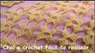 CHAL A CROCHET FÁCIL DE TEJER