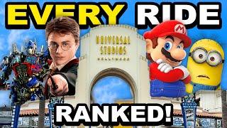 Every Ride at Universal Studios Hollywood RANKED