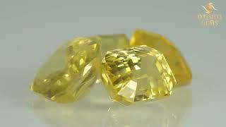 The Premium Range of Yellow Sapphire  Drishti Gems