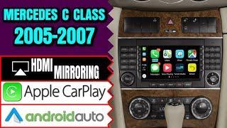 MERCEDES-BENZ W203 C-CLASS 2005-2007 NAVTOOL VIDEO INTERFACE APPLE SMARTPHONE MIRRORING CARPLAY