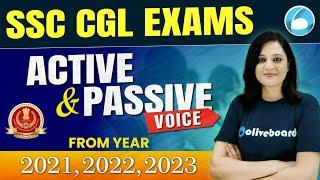 SSC CGL English Class 2024  Active & Passive Voice Questions of Last 3 Years SSC CGL English Class