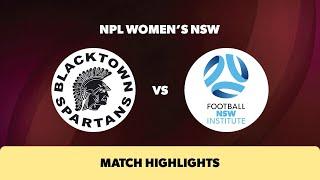 NPL Womens NSW Round 12 Highlights – Blacktown Spartans v Football NSW Institute