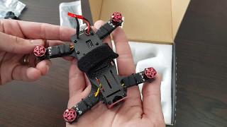 Eachine Racer 130 unboxing and vs. RCX H130 frame