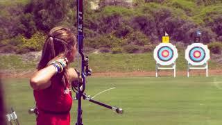 Slow motion video of archers shooting arrows filmed with a Fastec high speed camera