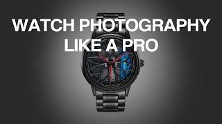 WATCH PHOTOGRAPHY Pro tutorial for e-commerce