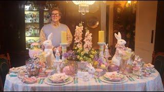 Eastertime Tablescape - Easter Tablesetting