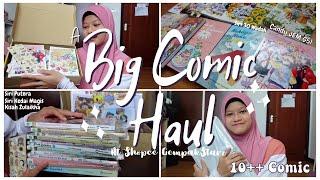 A Big Comic Haul at Shopee #gempakstarz & ASMR  Unboxing with Qaisara