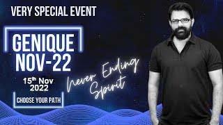 Never Ending Spirit  Special Event  Genique November 2022  Engineers have to learn everything 