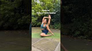 How to do Surya Yantrasana