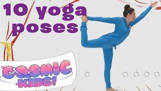 10 Yoga Poses  Cosmic Kids Yoga Compilation