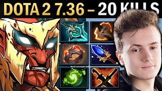 Troll Gameplay Miracle with 20 Kills and Refresher - Dota 2 7.36
