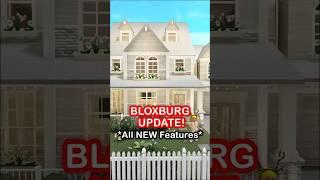 ‼️BLOXBURG UPDATE All New Build Items Job System & More #bloxburg #bloxburgupdate #roblox