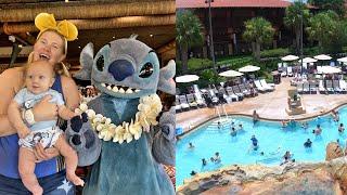 Disney Polynesian Staycation Day3  2 Buffets In 1 Day Hollywood Studios Pool Day & Fireworks